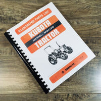 Kubota M6030 M6030DT Tractor Parts Manual Catalog Book Assembly Schematics