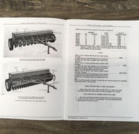 Parts Manual For John Deere B246C B177C B217C B168C B208C Fertilizer Grain Drill