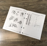 Parts Manual For John Deere 116 116H Lawn and Garden Tractor Catalog 190001-Up