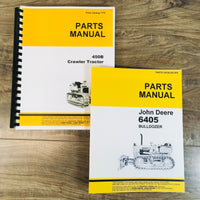 Parts Manual Set For John Deere 450B Crawler Dozer Tractor Catalog Assembly JD