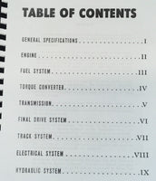 Case 800 Terratrac Crawler Service Manual Parts Catalog Operators Owners Set