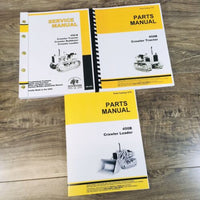 Service Parts Manual Set For John Deere 450B Crawler Loader Tractor Shop JD450-B