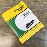 Operators Manual For John Deere 8000 8100 8200 8250 8300 8350 Grain Drill 43475-