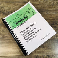 Komatsu FG30HT-12 FD20T-12 FD25T-12 FD30T-12 Forklift Truck Service Manual