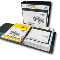 Service Parts Manual Set For John Deere 1020 Series Tractor Repair Shop Catalog