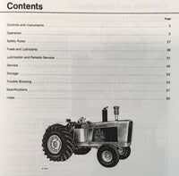 Operators Manual For John Deere 700 Series A 700A Tractor Owners Maintenance JD