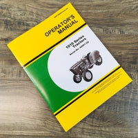 Operators Manual For John Deere 1010 Tractor SN 42001-up Owners Maintenance JD