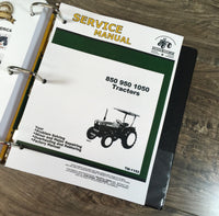 Service Parts Operators Manual Set For John Deere 850 & 950 Tractor 9001-16000