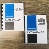 International 3688 3688HC Tractor Parts Manual Set Catalog Assembly Book D466