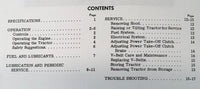 Operators Manual For John Deere 70 Lawn Tractor Owners Maintenance SN 25001-Up