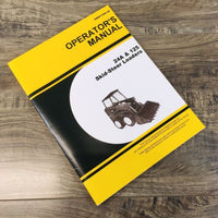 Operators Manual For John Deere 24A 125 Skid-Steer Loader Owners Maintenance JD