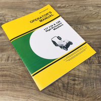 Operators Manual For John Deere 117 118 120 High Pressure Washer Owners Book JD