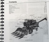 Operators Manual For John Deere 4400 Combine Owners Book Maintenance 9501-101300