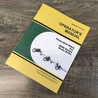 Operators Manual For John Deere Three-Drill Hitch for 8000 Series Grain Drill JD