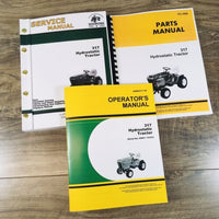 Service Parts Operators Manual Set For John Deere 317 Hydrostatic Tractor 95001-