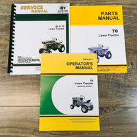 Service Parts Operators Manual Set For John Deere 70 Lawn Tractor SN 25001-Up JD