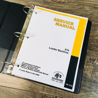 Service Parts Manual Set For John Deere 510 Tractor Loader Backhoe Repair Shop