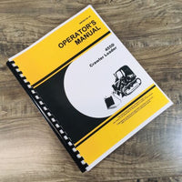 Operators Manual For John Deere 455D Crawler Loader Owners Maintenance Printed