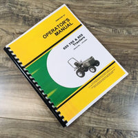 Operators Manual For John Deere 655 755 855 Tractor Owners Book SN -475000