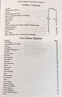 Service Parts Operators Manual Set For John Deere D Unstyled Tractor SN 30400-