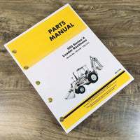 Parts Manual For John Deere 500A Loader Backhoe Catalog Book Assembly SN 123144-