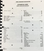 Case 980 Series B Excavator Parts Catalog Operators Manual Owners Set 6203751-Up