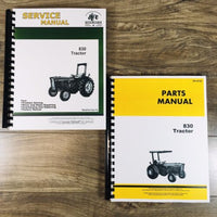 Service Parts Manual Set For John Deere 830 Tractor Repair Catalog 1973-1975