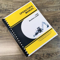 Operators Manual For John Deere 710C Backhoe Loader Tractor Owners Maintenance