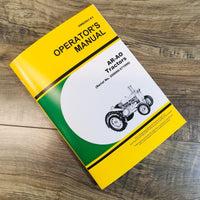 Operators Manual For John Deere AR AO Tractor Owners Book SN 2500000-271999