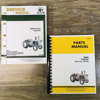 Service Parts Manual Set For John Deere 5020 Tractor Repair Catalog S/N 0-24999