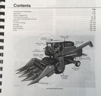 Operators Manual For John Deere 4400 Combine Owners Book Maintenance 1001-9501