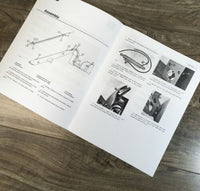 Operators Manual Parts Catalog For John Deere 7712 Log Loader Owners Maintenance