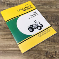 Operators Manual For John Deere 500 Tractor Owners Book Maintenance 68000-Up JD