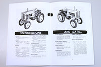 Operators Parts Manual Set For John Deere M Tractor Owner Catalog Assembly Book