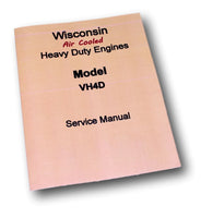 WISCONSIN VH4D ENGINE SERVICE REPAIR MANUAL TECHNICAL SHOP BOOK OVERHAUL