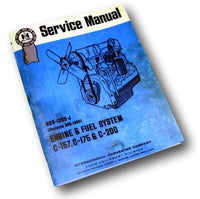 INTERNATIONAL C-200 GAS ENGINE 3500A TRACTOR BACKHOE SERVICE SHOP REPAIR MANUAL