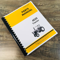 PARTS MANUAL FOR JOHN DEERE 4520 TRACTOR CATALOG ASSEMBLY EXPLODED VIEWS