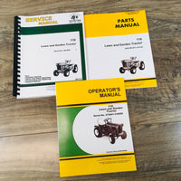 Service Parts Operators Manual Set For John Deere 110 Lawn Tractor 272001-310000