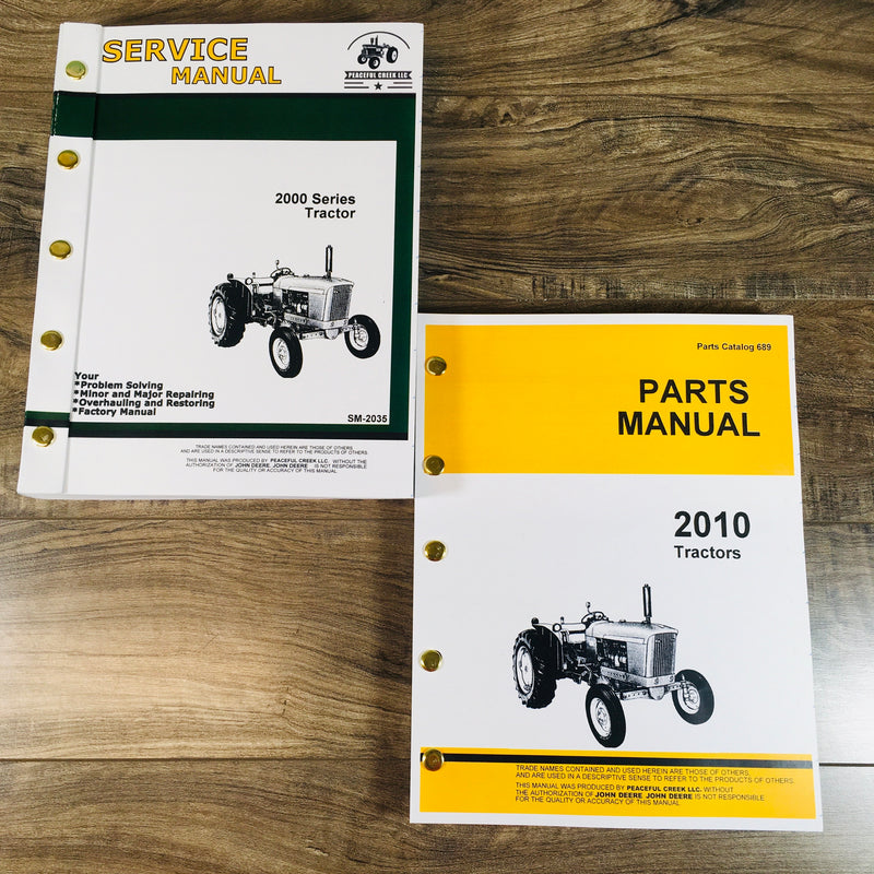 John Deere H Tractor Parts Manual