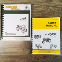 SERVICE MANUAL SET FOR JOHN DEERE M MI MT TRACTOR SERVICE PARTS CATALOG SHOP