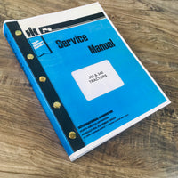 International 330 & 340 Tractor Service Repair Shop Manual Technical Book IH