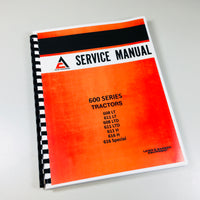 ALLIS CHALMERS 611 616 H LTD TRACTOR MOWER GARDEN TRACTOR SERVICE REPAIR MANUAL