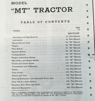 SERVICE MANUAL SET FOR JOHN DEERE MT TRICYCLE M TRACTOR REPAIR TECHNICAL SHOP