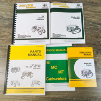 SERVICE MANUAL SET FOR JOHN DEERE MC TRACTOR CRAWLER PARTS OPERATOR CATALOG