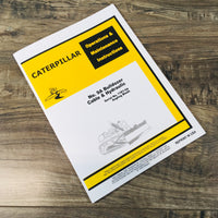 CATERPILLAR 9A BULLDOZER DOZER OPERATORS MANUAL CABLE & HYDRAULIC S/N 11E1-UP