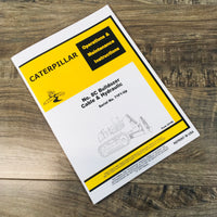 CATERPILLAR NO. 8C BULLDOZER OPERATORS MANUAL CABLE & HYDRAULIC S/N 71F1-UP