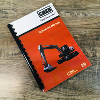 JI CASE 1088 EXCAVATOR OWNERS OPERATORS MANUAL MAINTENANCE CONTROLS