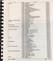 KUBOTA L2050DT TRACTOR PARTS ASSEMBLY MANUAL CATALOG EXPLODED VIEWS NUMBERS