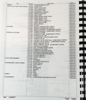 KUBOTA L2050DT TRACTOR PARTS ASSEMBLY MANUAL CATALOG EXPLODED VIEWS NUMBERS