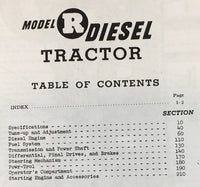 SERVICE MANUAL FOR JOHN DEERE MODEL R DIESEL TRACTOR MASTER REPAIR HUGE COMPILED